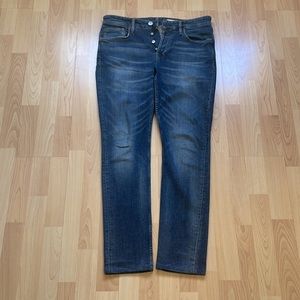 Slim Fit Dark Blue Jeans
